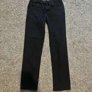 Black Straight Leg Jeans